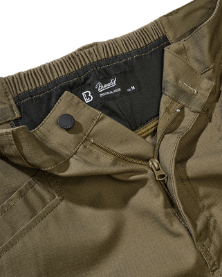 Olive Byxor med Fickor för herr