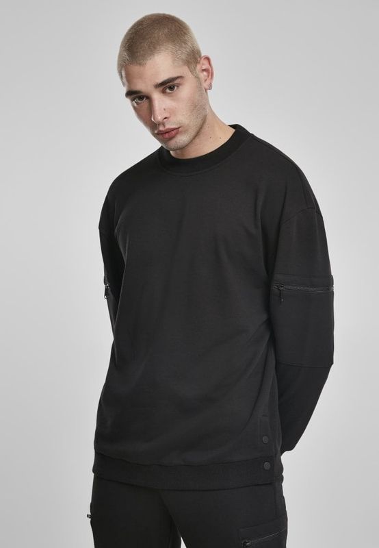 Terry crew oversize sweatshirt