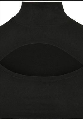 Ladies Cut-Out Turtleneck Longsleeve