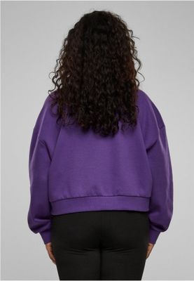 Short-sleeved V-neck sweater for ladies.
