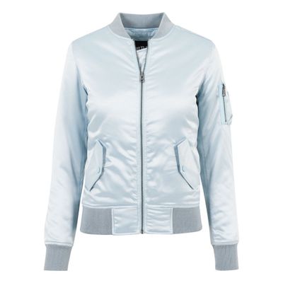 Light blue bomber jacket women