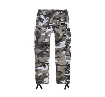 Camo mönster i brunt och grönt Stylish Slim Fit Cargo Pants Camo för herr – urban