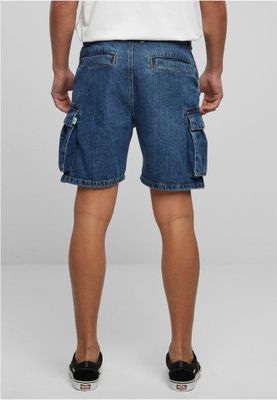 Organic cargo shorts in jeans for men