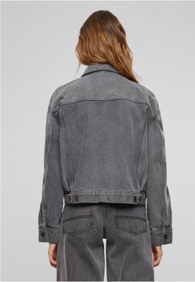 80s oversized denim jacket - women's