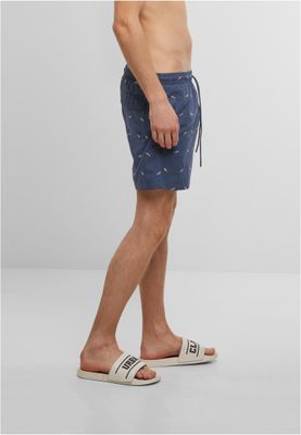 Embroidery Swim Shorts Vintage Blue/Frost Mint