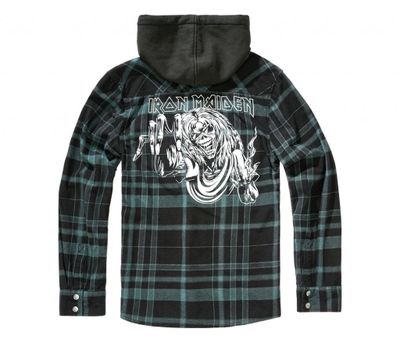 Iron Maiden rutig sweathoodie Eddie
