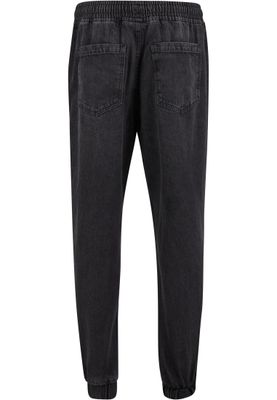 Slim Fit Jogg-jeans för män med dragskoförslutning