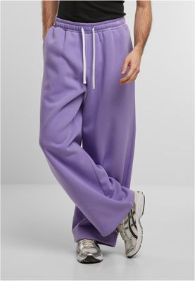 Fluffy Wide Leg Trackpants Långa byxor – electriclilac