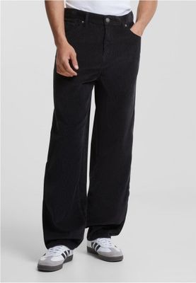 Classic wide corduroy trousers for men, high waist
