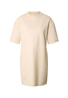 Klänning för dam med ribbad textur – molnfärg