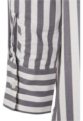 Ladies Oversized Stripe Shirt