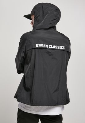 Black lightweight jacket with bellows pockets