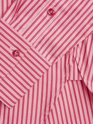 Relaxed poplin shirt for women