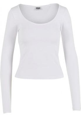 Ladies Wide Neck Longsleeve