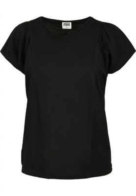 T-shirt med puffearm i økologisk bomuld