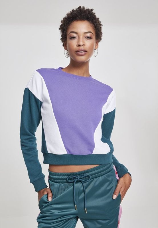 Short sweatshirt in three colors lady