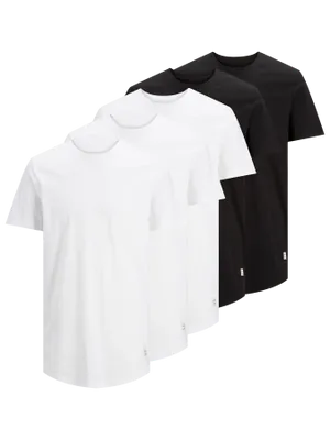 T-shirt med runt avslut 5-pack