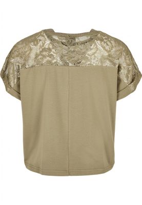 Oversize top with lace