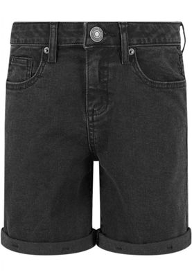 Girls Organic Stretch Denim 5 Pocket Shorts