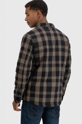 Lumberjack jacket with teddy lining
