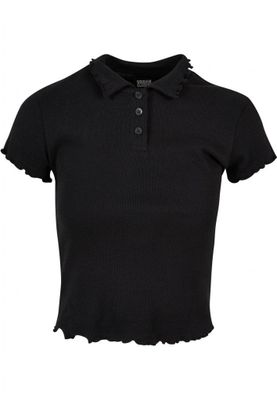 Ladies Rib Polo Tee