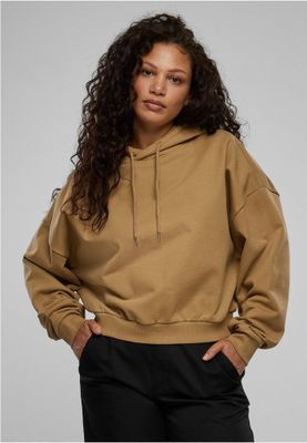 Ladies Cropped Heavy Hoody