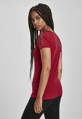 T-shirt with lace edge ladies