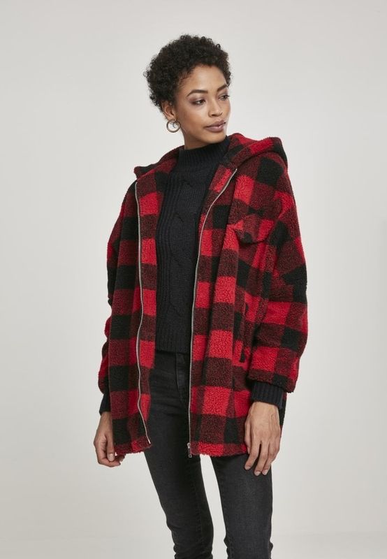 Ternet oversize sherpa jakke