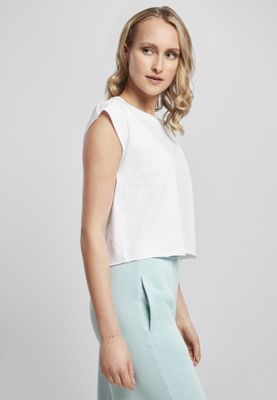 Short t-shirt with holkarm two-pack lady
