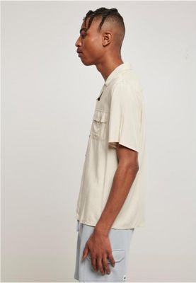 Short -sleeved shirt men's viscose