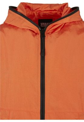 Windbreaker with long zipper