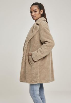 Teddy jacket oversize model lady