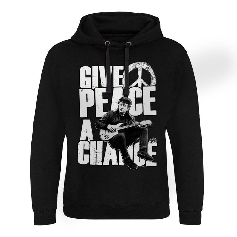 John Lennon - Give Peace A Chance Epic Hoodie Mand