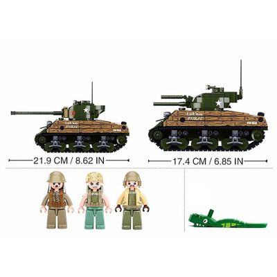 WWII M4A3 (76W) medium tank - Sluban - M38-B1110