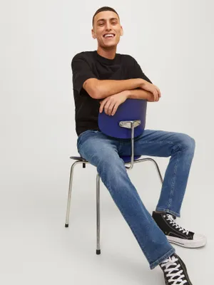 Slim fit jeans GLENN original för herr– blue denim