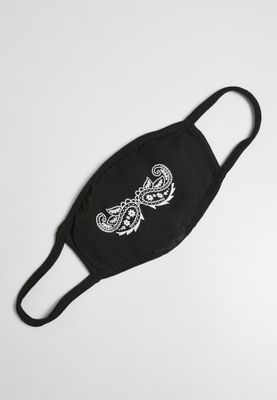 Black mask with mustache