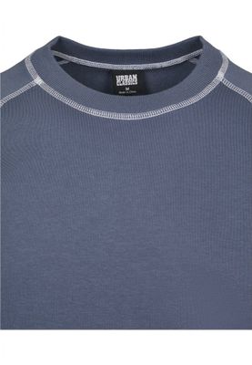 Contrast Stitching Crew