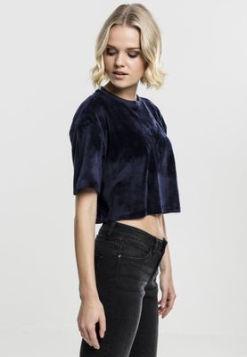 Short top in velvet pond