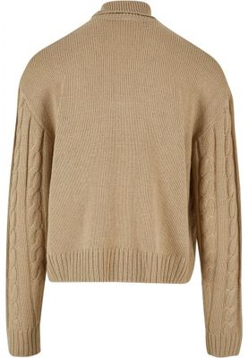 Boxy Roll Neck Sweater