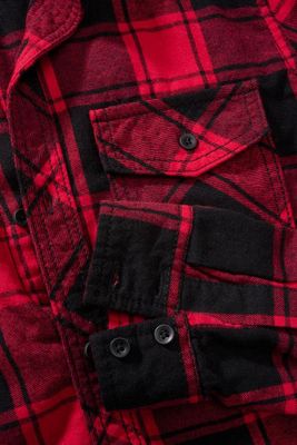 Flannel shirt children red/black