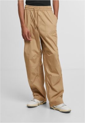 Loose Fit Pants med Darts i Organisk Bomull
