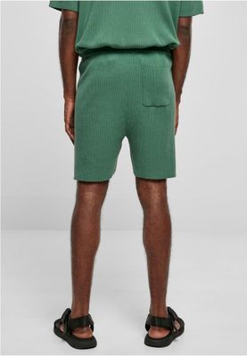 Ribbed sweat shorts for men