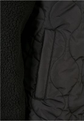 Ladies Oversized Sherpa Quilted Coat