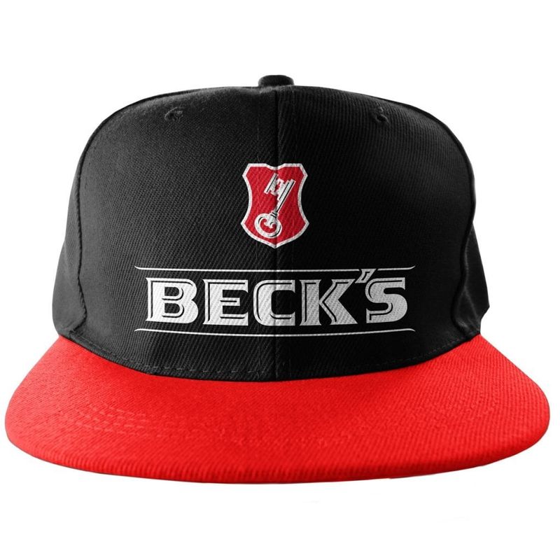 Beck's logo snapback cap