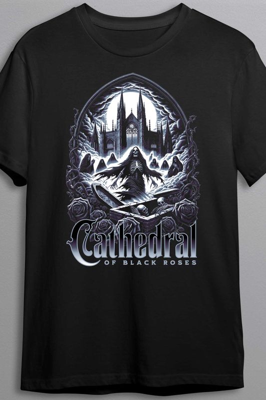 Cathedral of black roses - T-shirt
