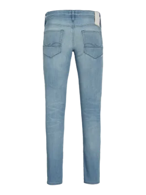 Ljusa stentvättade jeans slim fit - GLENN