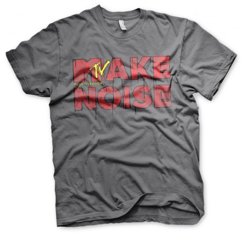 Make Noise - MTV T-Shirt: Make a statement with this MTV T-Shirt! Show your support for the music channel and make some noise!