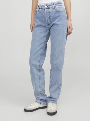 Stenvaskede stretchy jeans til kvinder