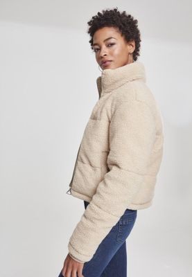 Short teddy jacket lady