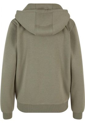 Ladies Fluffy Zip Hoody
